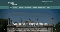Desktop Screenshot of burgiehouse.co.uk